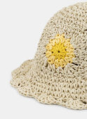 Chapéu de palha com motivos florais KALOLA / 24E4BFD1CHA009