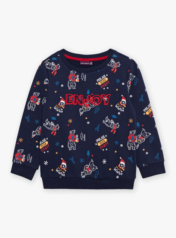 Sweat de mangas compridas com estampado de urso polar DUPOMAGE / 22H3PG61SWEC205