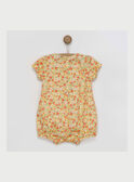 Babygro amarelo RAORIANE / 19E1BFH1BAR010