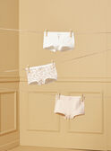 Shorty branco-cru LUIFRETTE / 24H5PF51SHY001