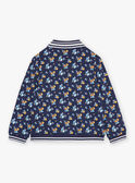 Blusão Teddy azul-marinho com estampado florido GILETTE / 23H2PF91CAR070