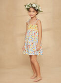 Vestido com smocks cru com estampado florido KRUDETTE 2 / 24E2PFK7RBS001