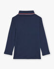 T-shirt de gola rulê Yeti azul-marinho DOULAGE / 22H3PGX1SPL070