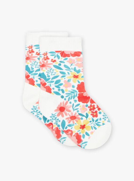 Meias com estampado de flores FECHOETTE / 23E4PFB1SOQ001