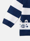 Camisola azul e branca às riscas LADAEL / 24H1BGJ1PUL001