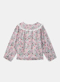 Camisa às flores  LADIMETTE / 24H2PFQ1CHE001