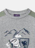 T-shirt Cinzenta Cavaleiro  LADOUBAGE / 24H3PGQ1TMLJ920