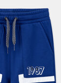 Calças de jogging azul, com estampado 1987 KRIBANAGE / 24E3PGB3JGBC207