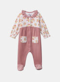 Babygrow de veludo com gorro 
