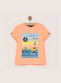 T-shirt mangas curtas laranja REPIVAGE / 19E3PGD1TMCE403