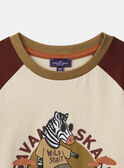 T-shirt Zebra MACHAGE / 25E3PG71TML114