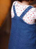 Vestido em ganga bebé menina ZAFLORIANE / 21E1BFB1CHSP269