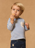 T-shirt de manga comprida às riscas MACAMEL / 25E1BG82TMLC208
