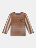 T-shirt de manga comprida castanha LIMARAGE / 24H3PGK1TML804