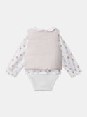 Conjunto de dia calças + camisola-body + colete MONICA / 25E0CF21ENS000