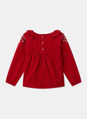 Blusa de bombazina bordada LALETTE / 24H2PFR1CHEF505