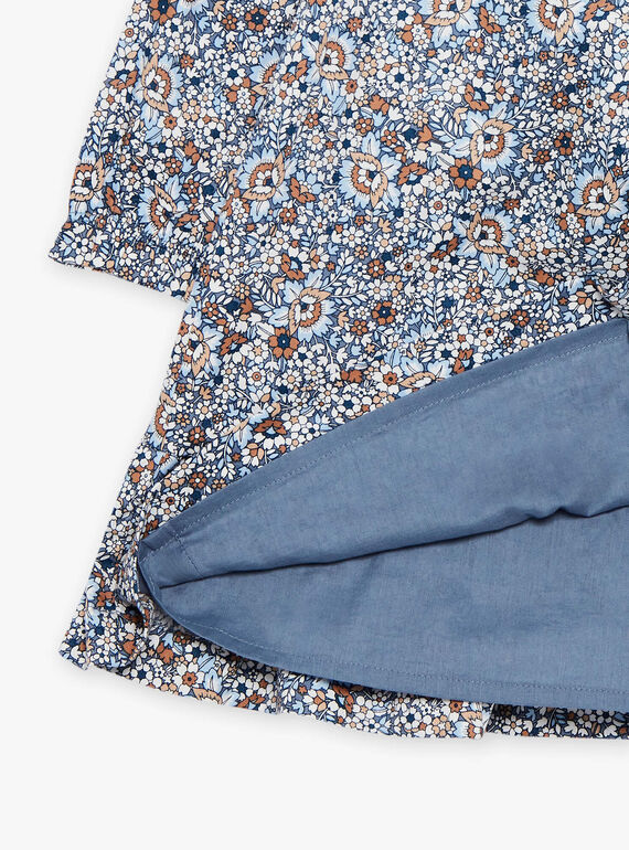 Vestido azul-gelado com estampado florido DIAROBETTE / 22H2PFY1ROBC206