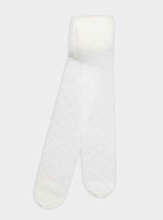 Collants finos brancos RUGALETTE / 19E4PFF2COF001