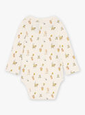 Body cru canelado com estampado de animais decorativo GADENNIS / 23H1BG81BOD001