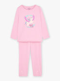 Conjunto pijama rosa com padrão unicórnio KUIZETTE 1 / 24E5PF71PYTD301