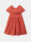 Vestido vermelho com bordados KROFORETTE / 24E2PFE1ROBE405