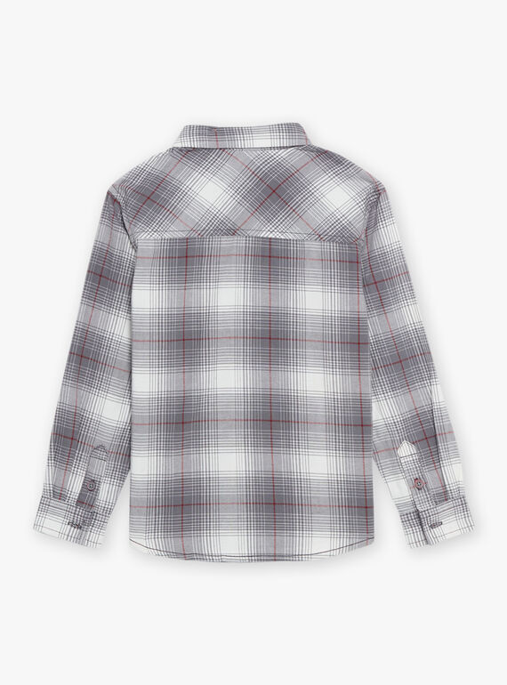 Camisa aos quadrados com estampado foguetão DUCHEMAGE / 22H3PGZ1CHMJ908