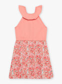 Camisa de noite pêssego com estampado florido decorativo menina CHOUJIETTE / 22E5PF51CHN413