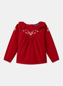 Blusa de bombazina bordada LALETTE / 24H2PFR1CHEF505