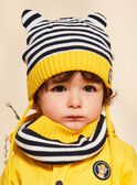 Gorro em tricô com animação de orelhas 3D e estampado às riscas FILAYNE / 23E4BG52BON070
