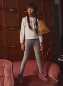 Leggings de bombazina com fios brilhantes LADEGETTE / 24H2PFQ1LG940