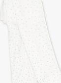 Collants esponja marfim às bolas prateados. FRECOLETTE / 23E4PFI1COL005