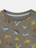 Pijama Dinossauro em jersey MUIDINAGE / 25E5PGE1PYJ626