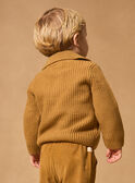 Cardigan de malha com fecho de correr e gola de polo MAARMAND / 25E1BG71GIL812