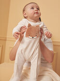 Babygro bege mesclado em veludo LONNIE / 24H0NG11GREA011