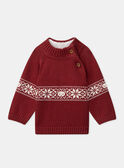 Camisola em jacquard com animais e flocos de neve LASIXON / 24H1BGR1PUL501