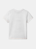 T-shirt branca com padrão tubarão em jersey KLOBAGE / 24E3PGS1TMC001