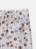 Calças largas com estampado floral MABILLIE / 25E1BF71PAN001