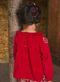 Blusa de bombazina bordada LALETTE / 24H2PFR1CHEF505