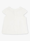 Blusa cru em jersey bebé menina CAURALIE / 22E1BFP1TMC001