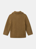 Cardigan de malha com fecho de correr e gola de polo MAARMAND / 25E1BG71GIL812