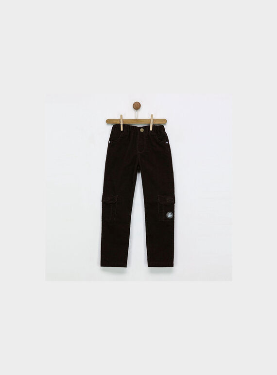 Brown pants POBOUAGE / 18H3PGP1PAN816