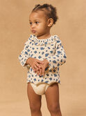 Body de manga comprida e estampado floral MADANNA / 25E1BF82BOD114