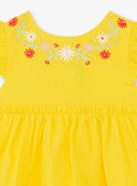 Vestido e bloomer a condizer amarelo bebé menina TYGLORIA / 20E1BFZ2ROB102