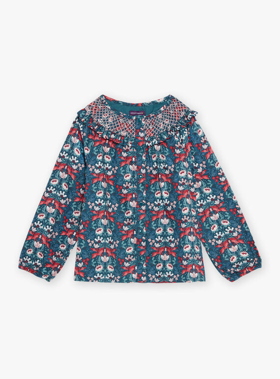 Blusa verde florida DUIBLETTE / 22H2PFZ1CHEG633