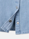 Camisa de ganga azul-clara LADIEGO / 24H1BGJ1CHMP272