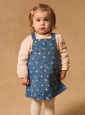 Vestido jardineira de ganga floral MABERTILLE / 25E1BF71CHSK005