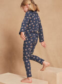 Pijama azul-marinho com estampado florido GRUMAETTE / 23H5PF13PYJ717