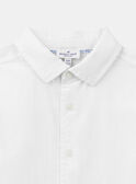Camisa branca elegante KREPOPAGE / 24E3PGL3CHM000
