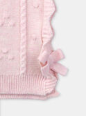 Camisola rosa mesclado sem mangas em tricô KABRUNE / 24E1BF31CSMD314
