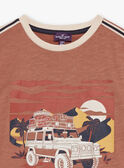 T-shirt avelã de mangas curtas FLIBAGE / 23E3PGP2TMC821